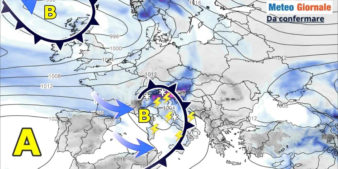 METEO 15 giorni: lunga crisi perturbata
