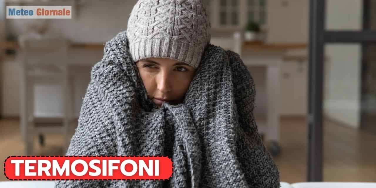 Meteo Milano è freddo, ma l’8 termosifoni spenti