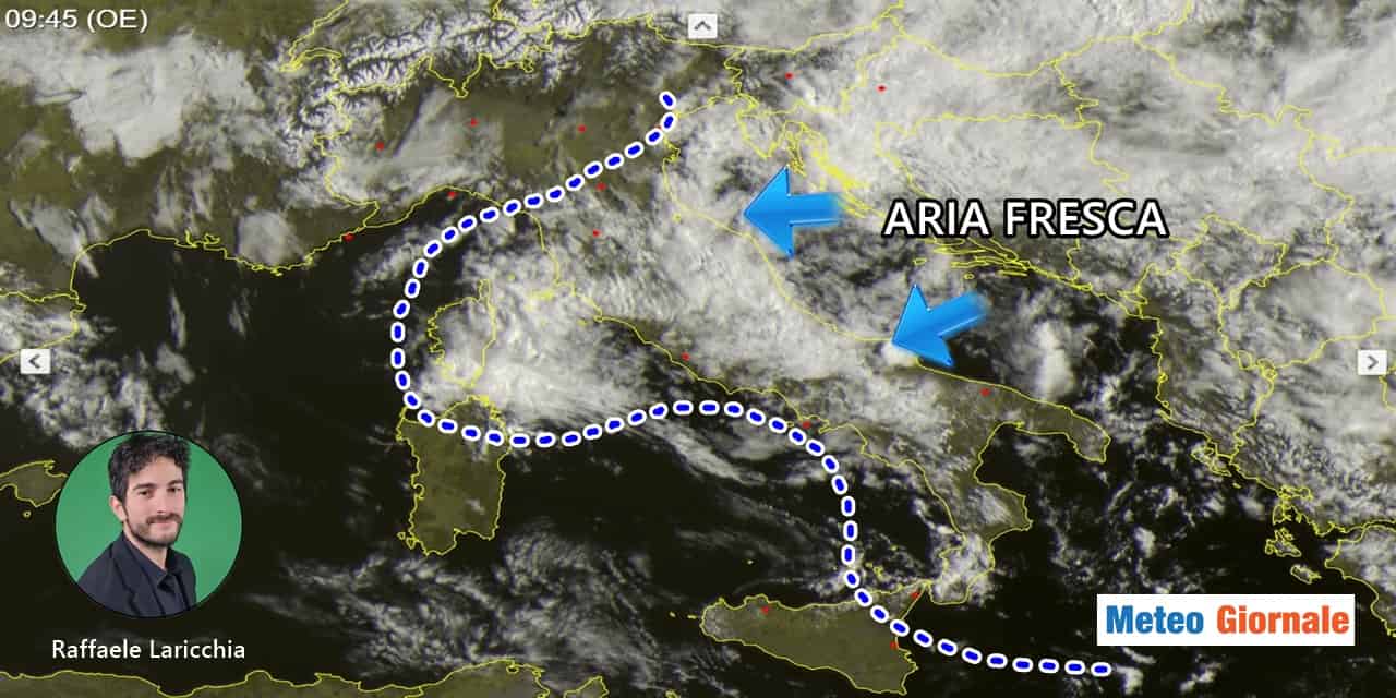 Meteo: nubi, rovesci e temporali a macchia di leopardo!