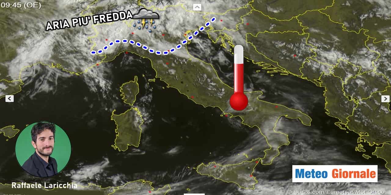Meteo: tuoni e rovesci insistono, ma...