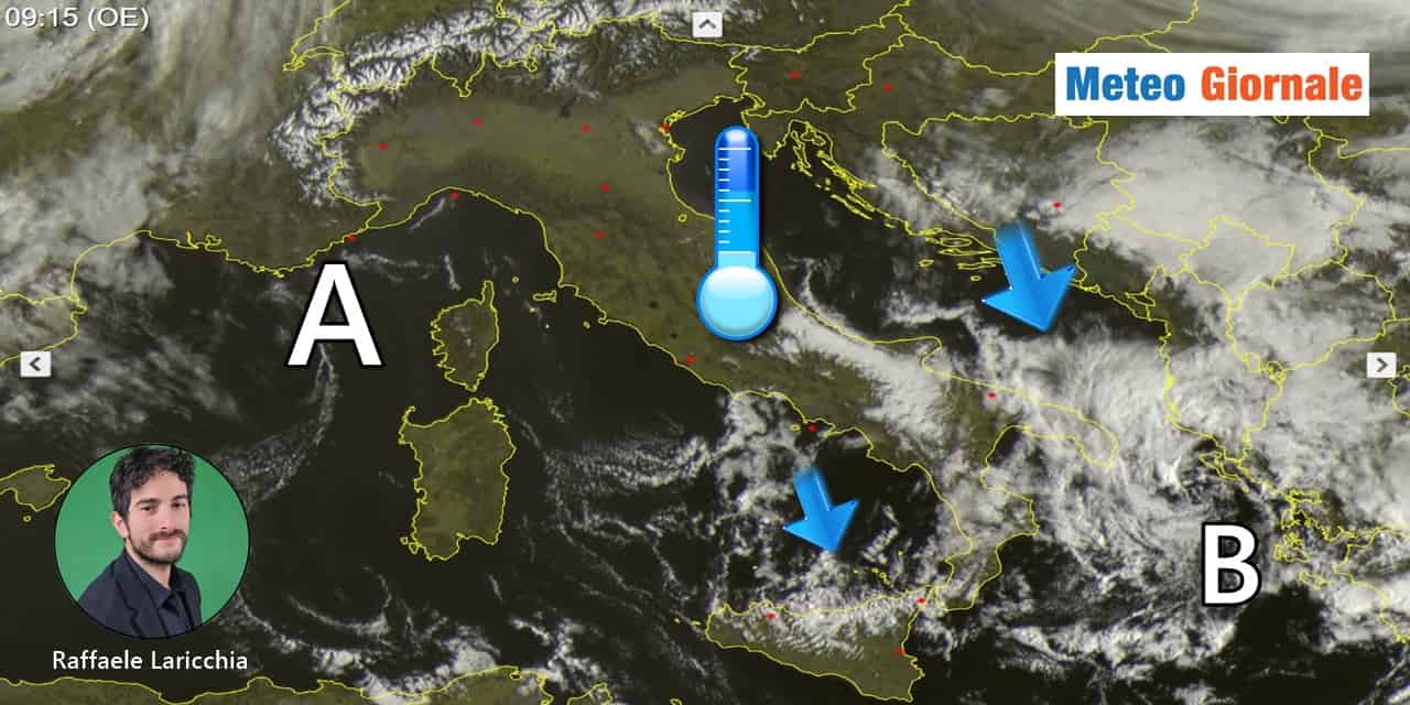 Meteo: che GELO notturno! Sole e altre piogge oggi