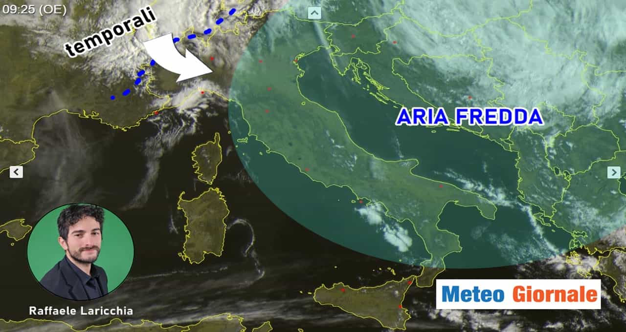 Meteo: breve pausa, altri TEMPORALI in arrivo oggi!