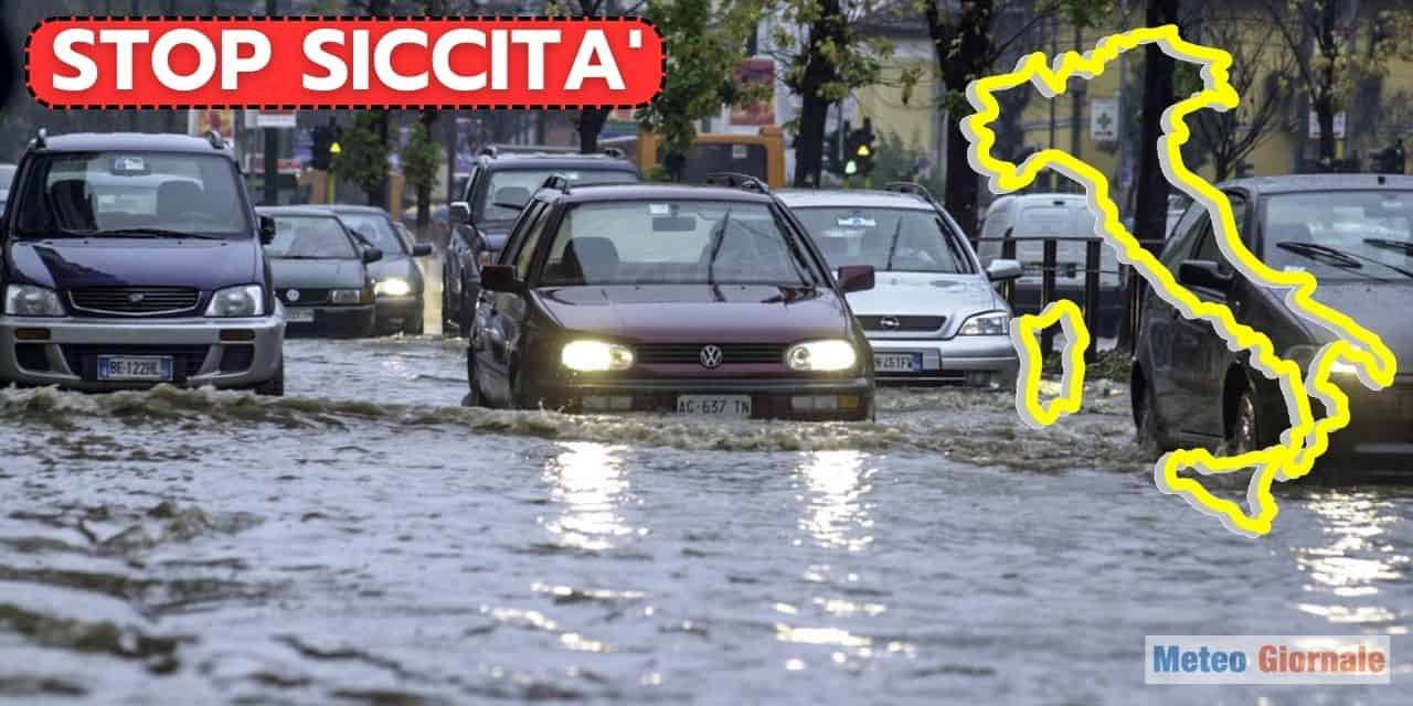 Meteo e MAPPE con “Piogge Torrenziali” dalla Primavera all’Estate in ITALIA, i primi segnali
