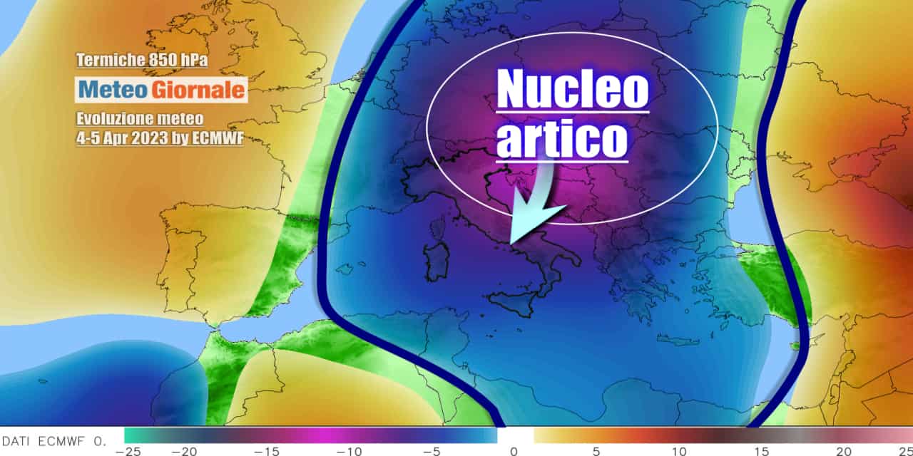 Meteo: inverno tardivo all’assalto dell’Italia, durerà ben più del previsto