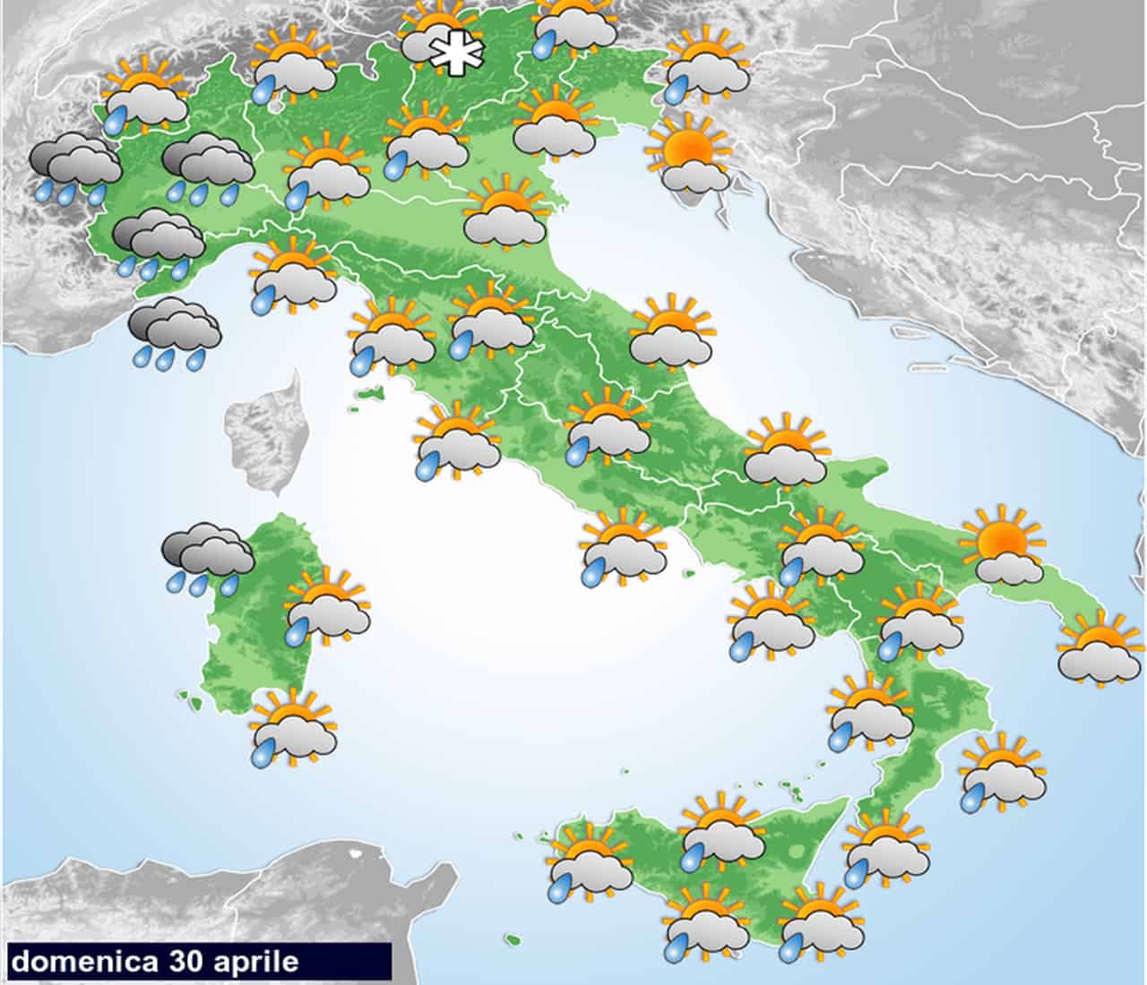 Meteo domani 30 Aprile, severo peggioramento, dettagli ed ultimissime