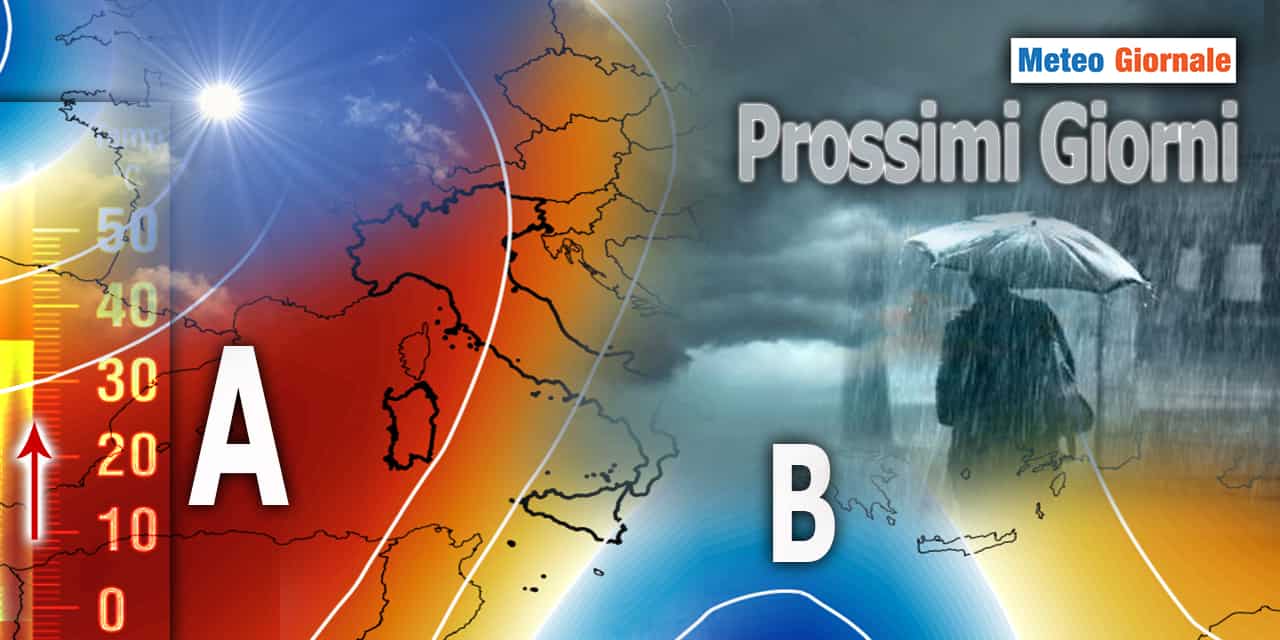 Meteo: Ultime piogge e temporali, poi un po’ di sole