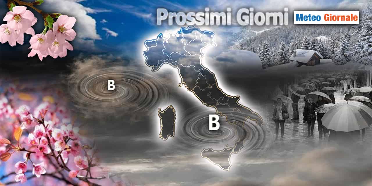 Meteo: Questa si che è una Primavera! E che freddo! Previsioni fino a Venerdì