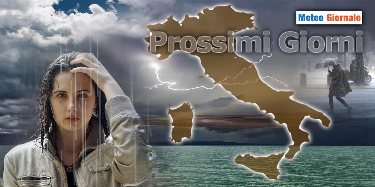Meteo: Tra Domenica e Martedì 25 Aprile nuova passata temporalesca