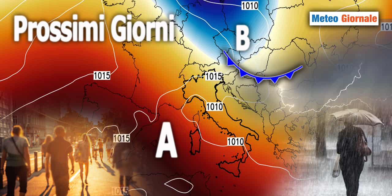 Meteo: Prossimi giorni, torna l'alta pressione, prima però...