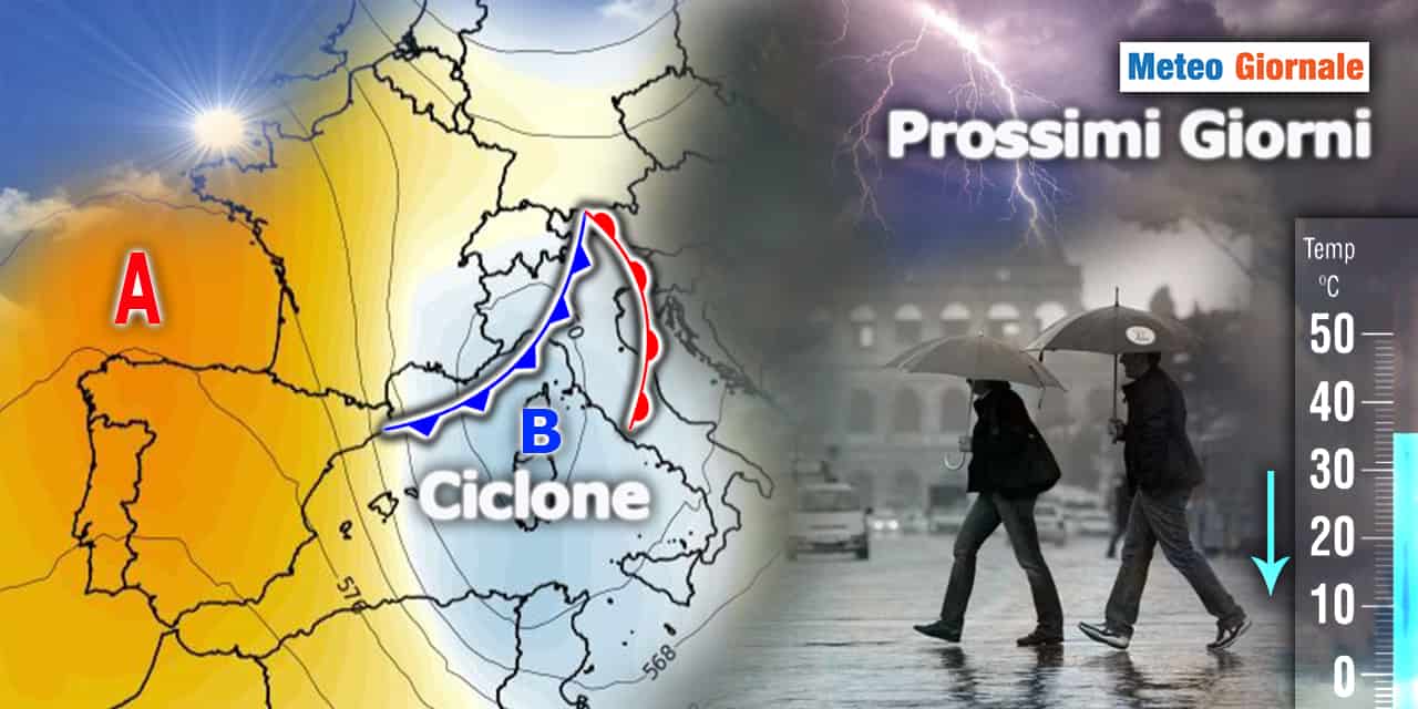 Meteo: Arriva il Ciclone del 1° Maggio