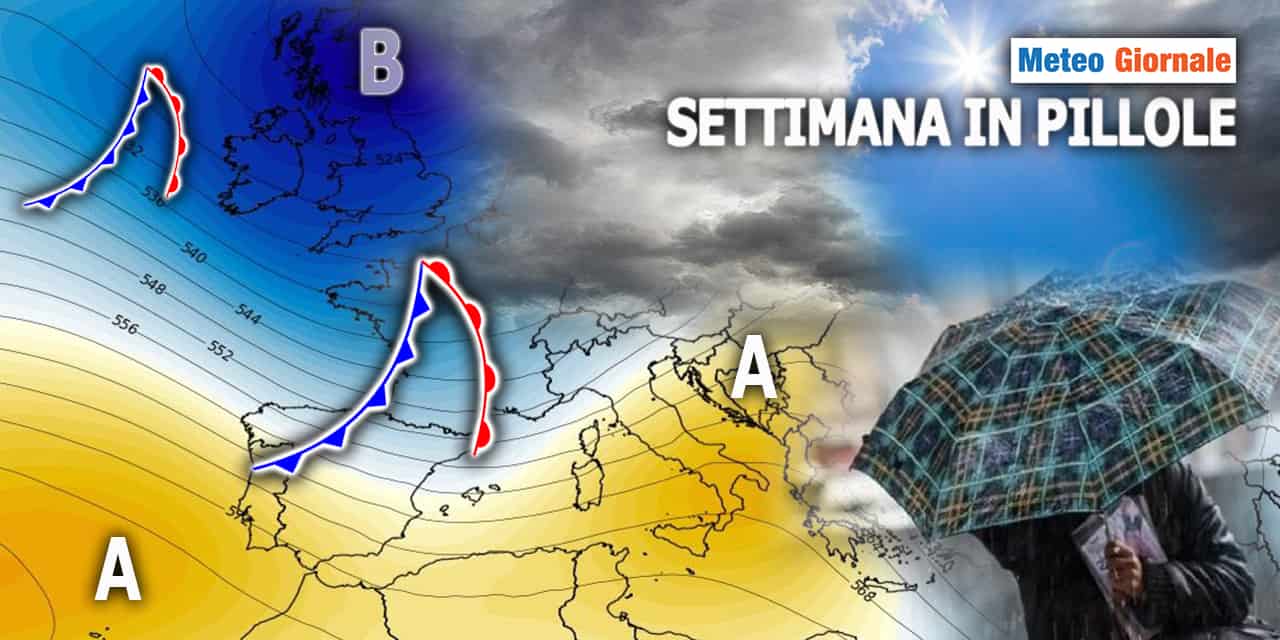 Meteo: Atmosfera turbolenta! La settimana in pillole