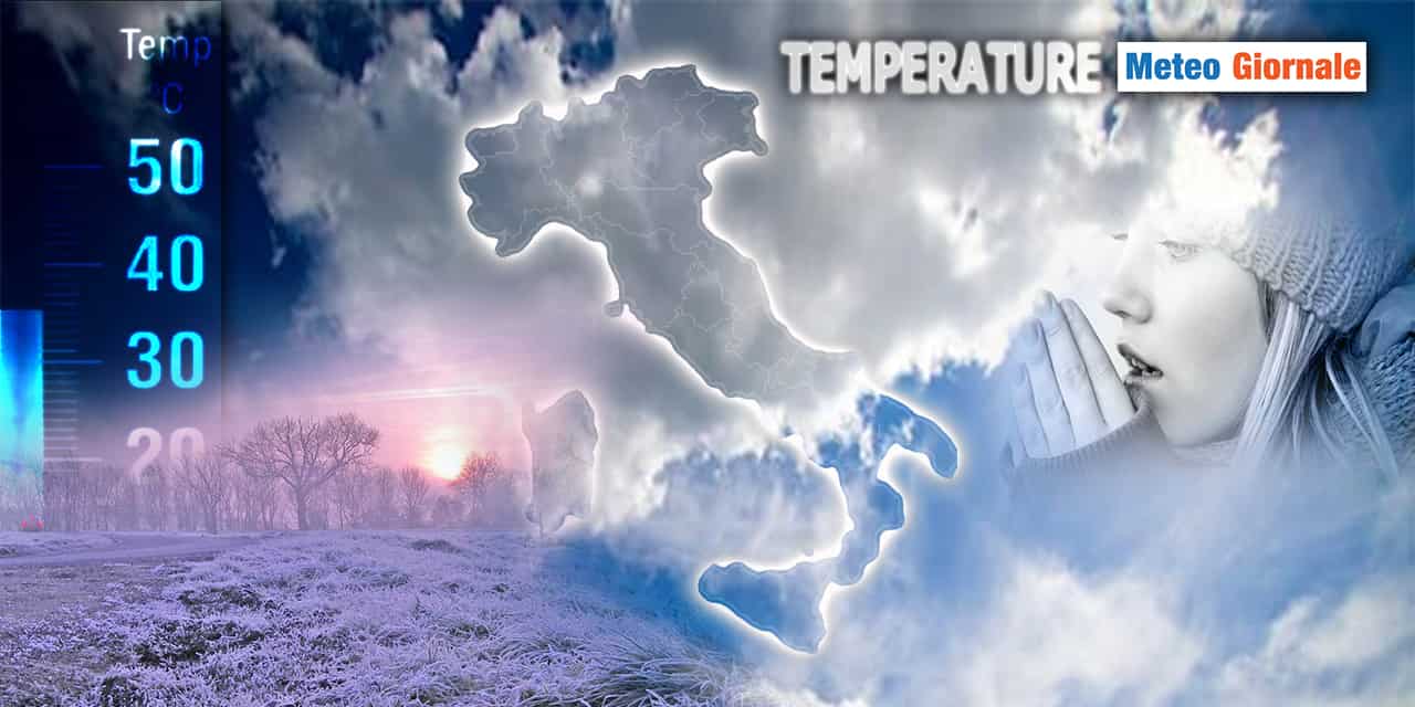 Meteo: Temperature, Caldo Stop, ci si torna a coprire