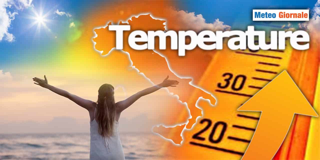Meteo: Temperature, dopo una breve pausa, si torna a salire