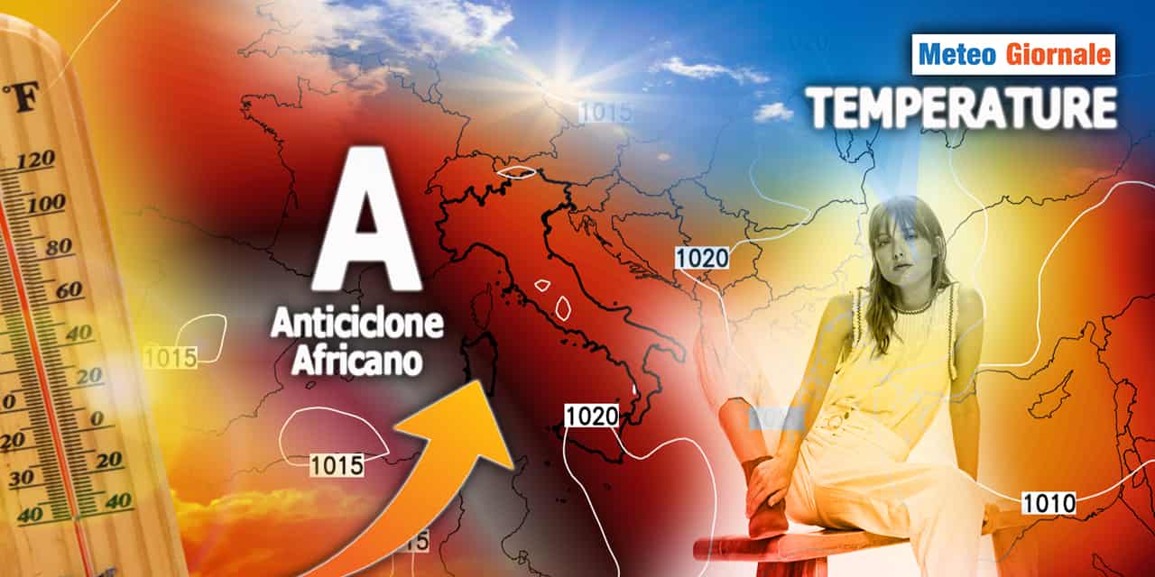 Meteo: escalation del Caldo. Attese Temperature Estive anche oltre i 30°C