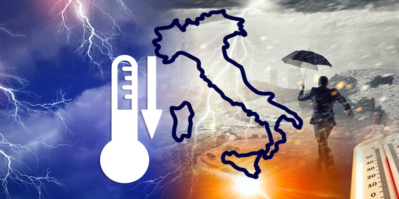 Meteo: ribaltone e stop caldo, weekend con temperature in picchiata