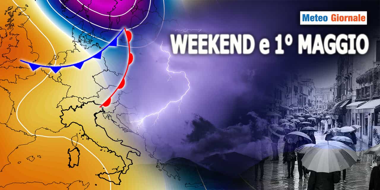 Meteo: Alta pressione, cala il sipario! Tornano piogge e temporali
