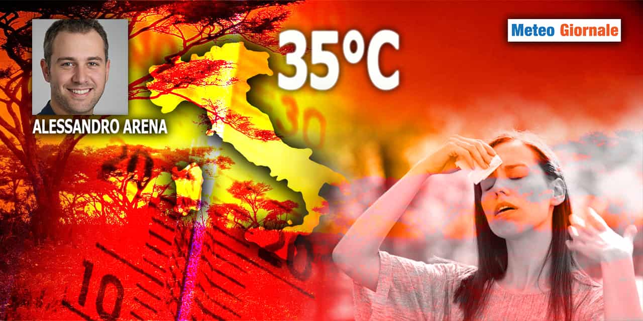 Subito 35 °C, il METEO farà sul serio con il CALDO irritante, africano. Aggiornamento
