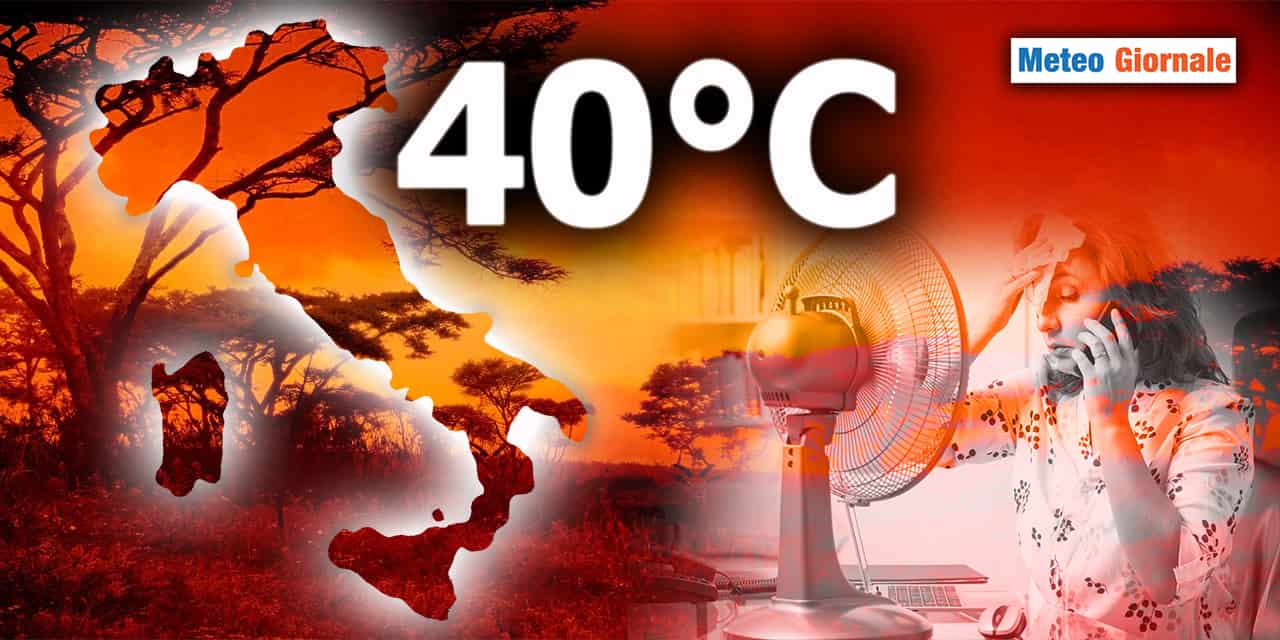 40 gradi il meteo peggiore dell’Estate si avvicina a grandi passi. Prima ondata di calore