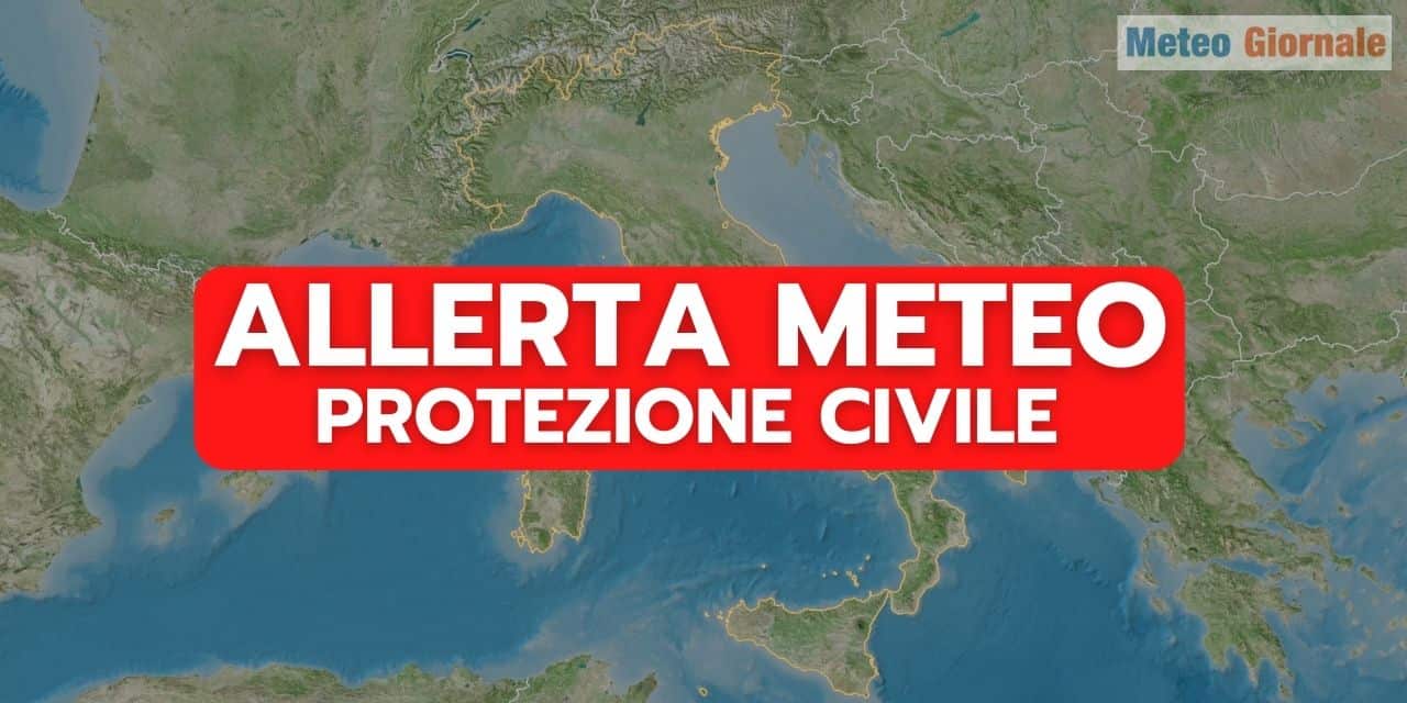Allerta Meteo domenica 14 Maggio, il pesante avviso della Protezione Civile
