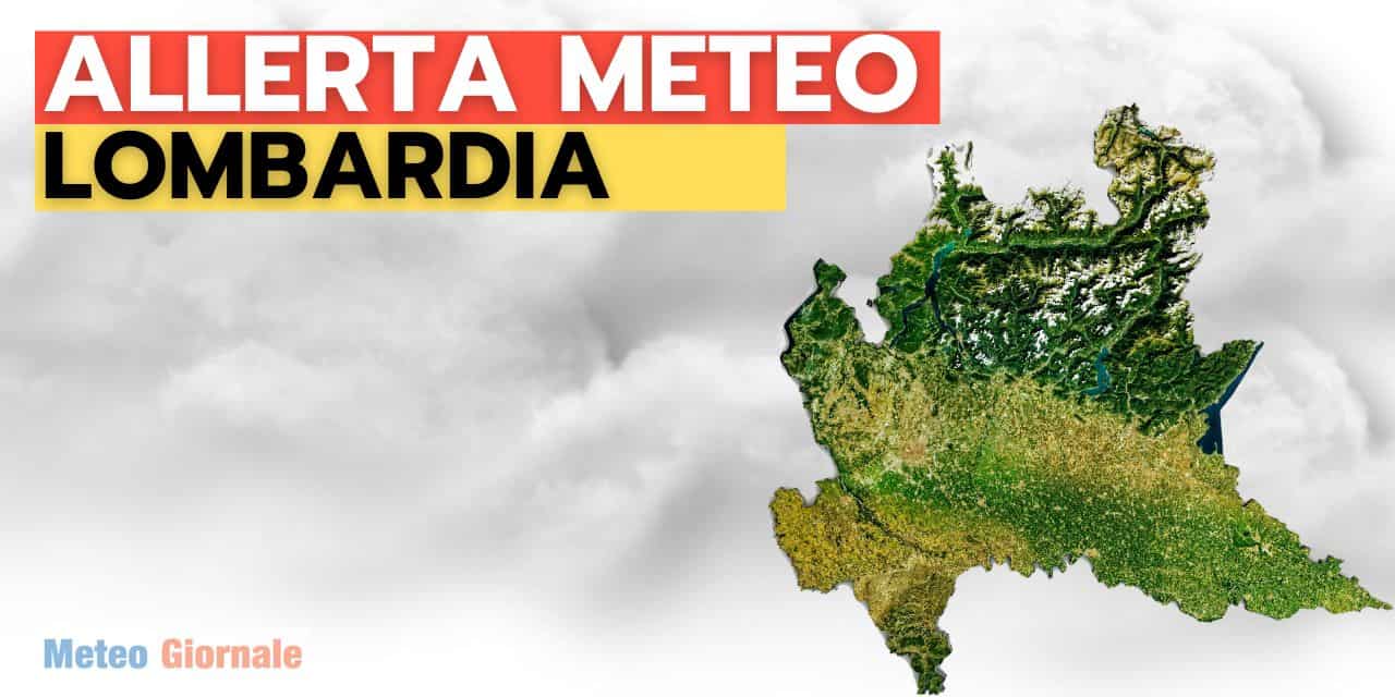 Allerta Meteo Lombardia dalla Protezione Civile