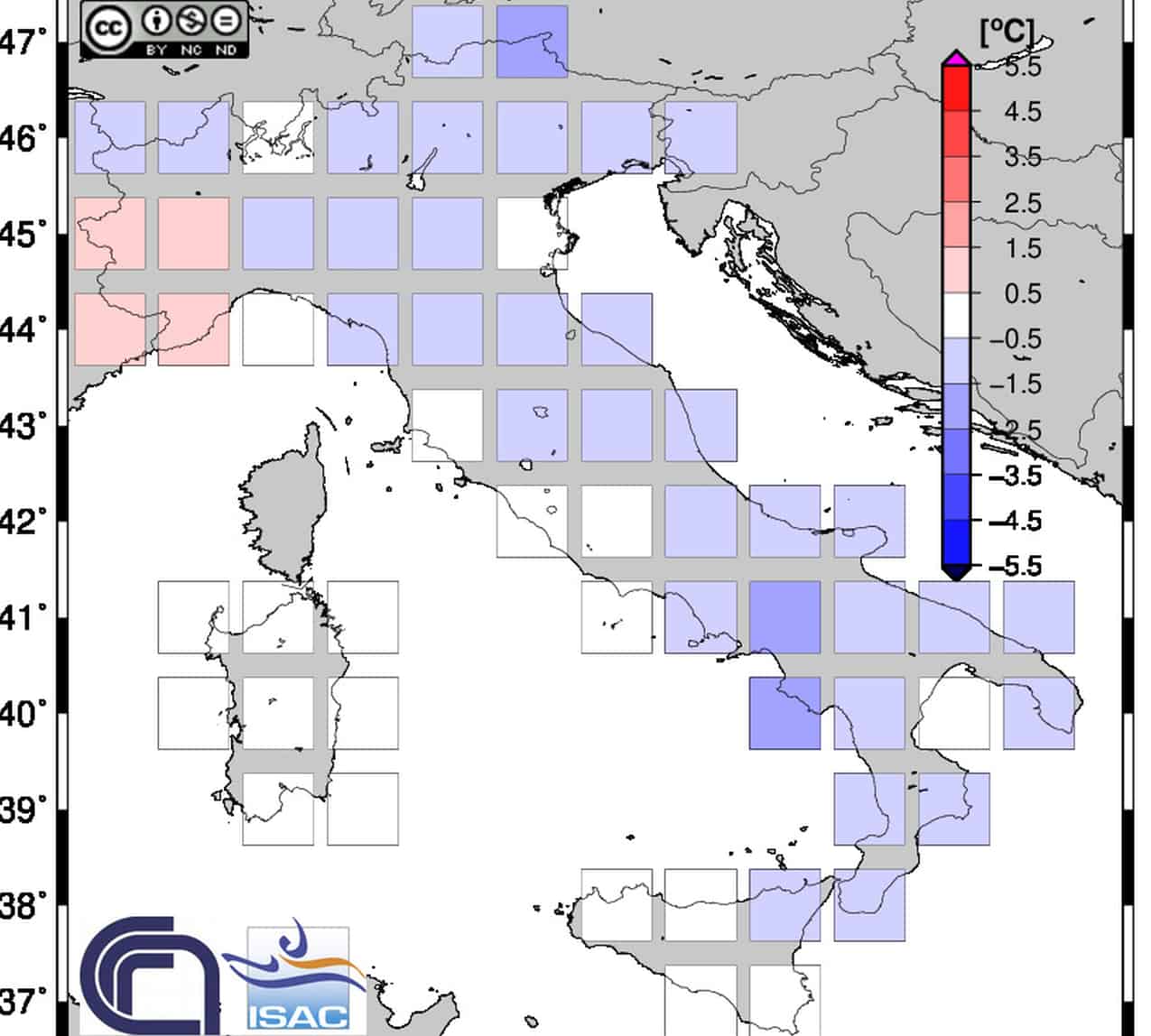 Temperature sotto media ad Aprile, andamento anomalo della Primavera