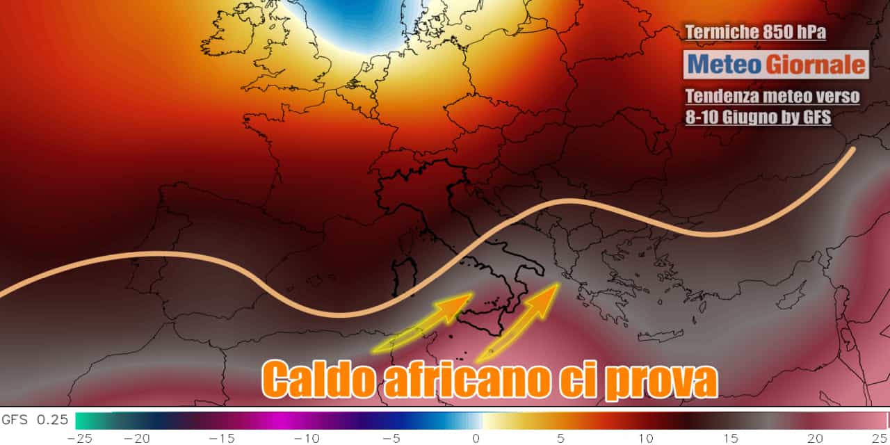 Meteo: Giugno sarà completamente stravolto, grande caldo pronto a esplodere
