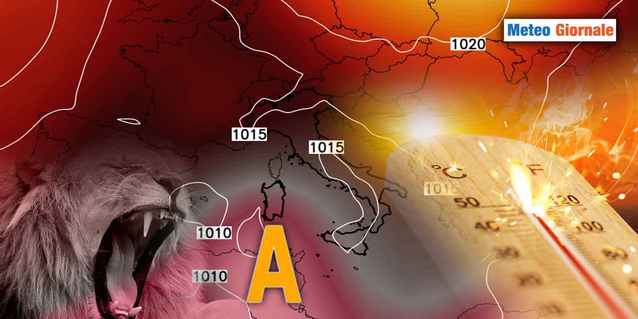 METEO 15 giorni, segnali di caldo d'Africa
