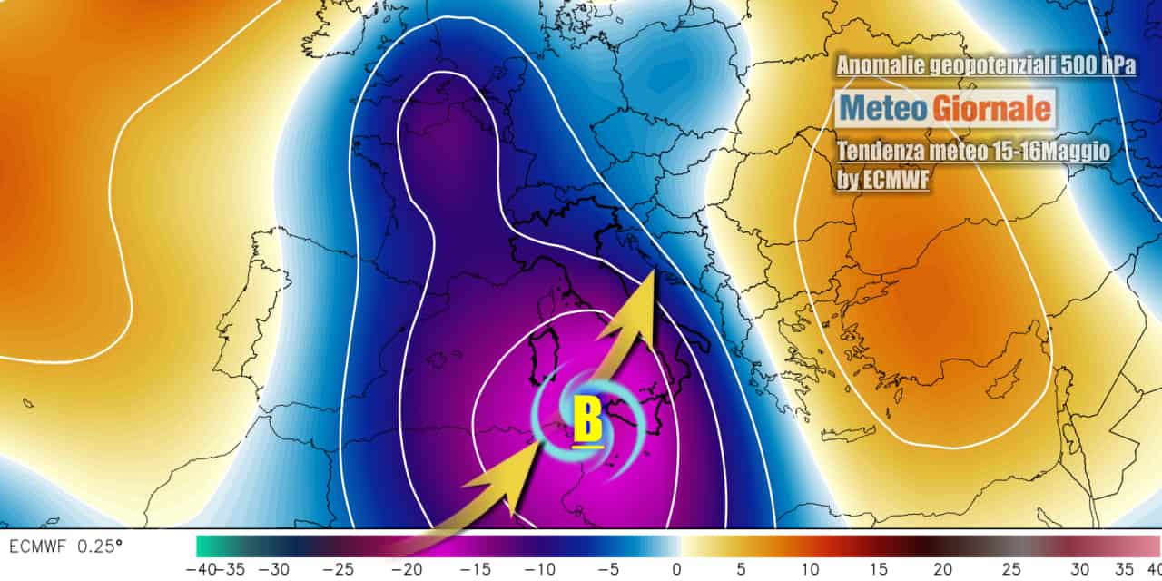 Meteo prossima settimana clamoroso colpo di scena, spunta Ciclone esplosivo
