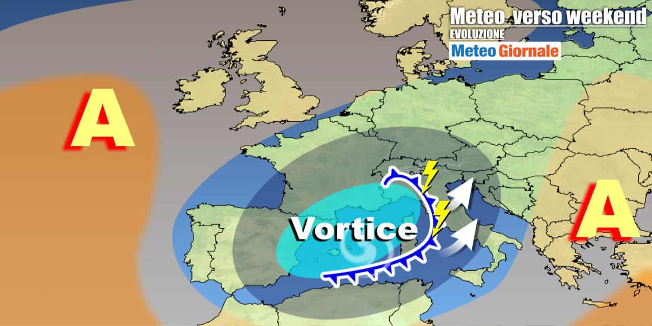 Meteo Italia: maltempo non stop, nuovo ciclone esplosivo nel weekend