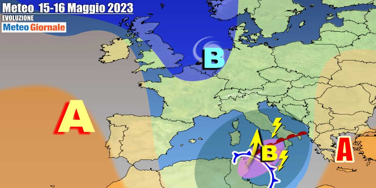 Meteo Italia: weekend di pioggia e sabbia, poi arriva un super vortice
