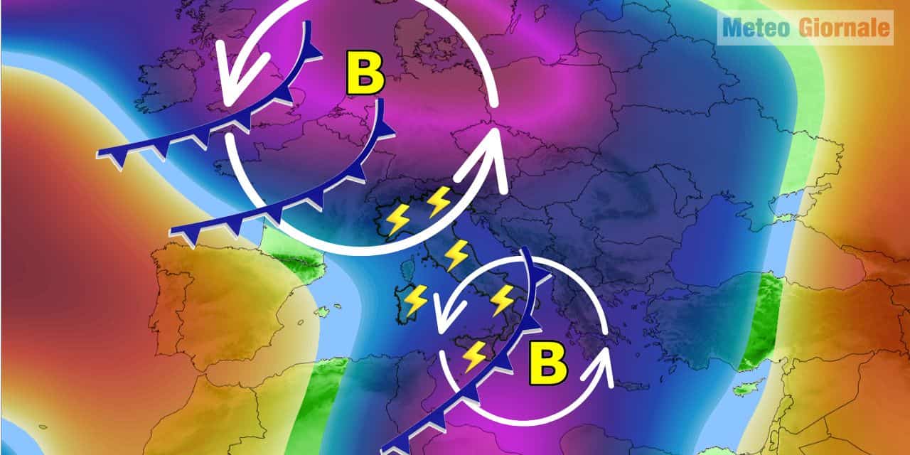 Meteo 15 giorni, MAGGIO compromesso da Perturbazioni con Temporali