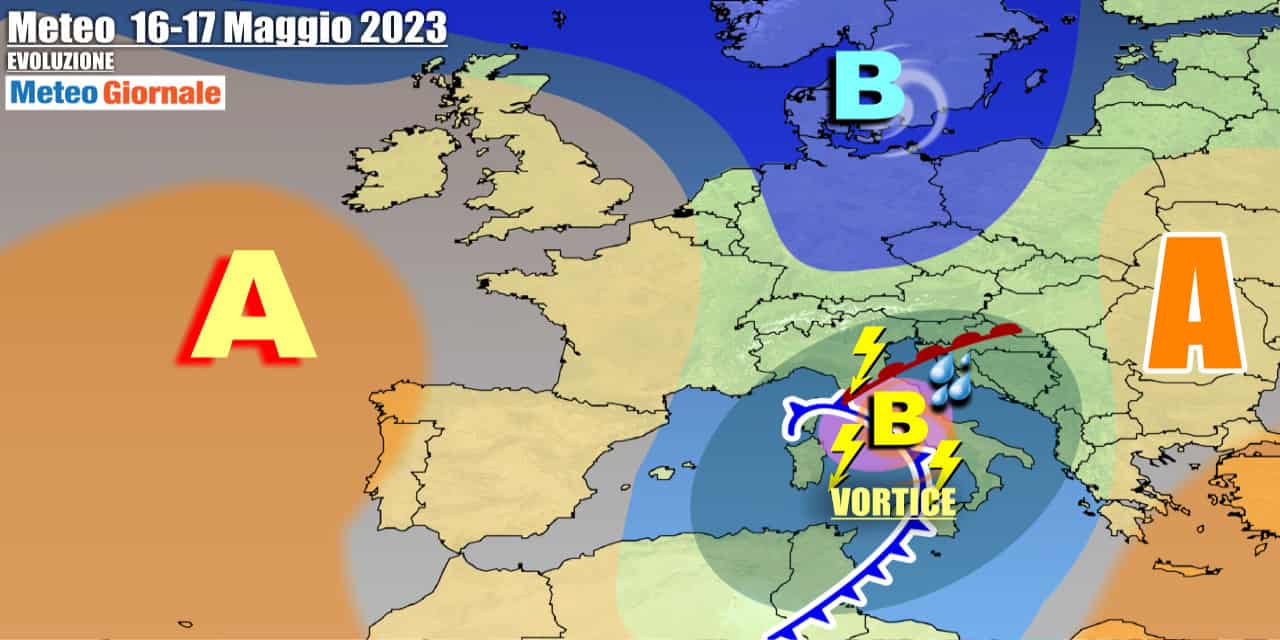 Meteo Italia: ciclone mediterraneo in arrivo con temporali e nubifragi