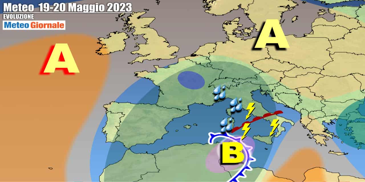 Meteo Italia: maltempo sino al weekend, poi si va verso ribaltone