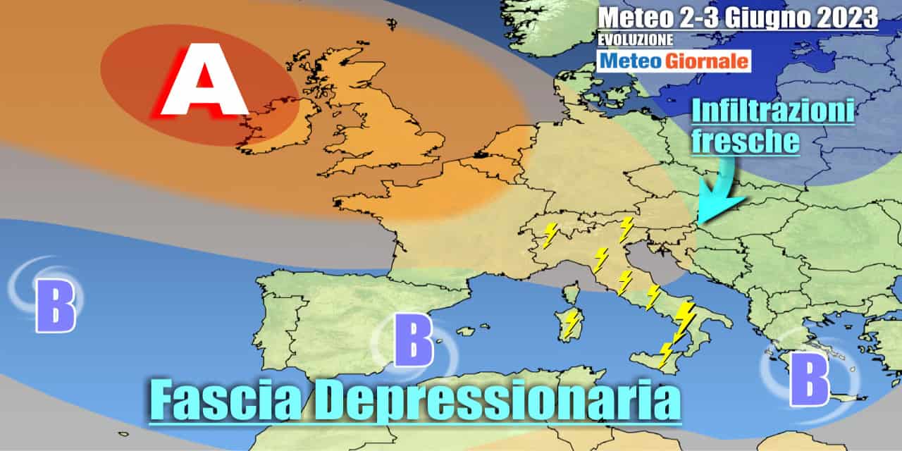 Meteo Italia: instabilità senza fine, temporali con grandine e nubifragi