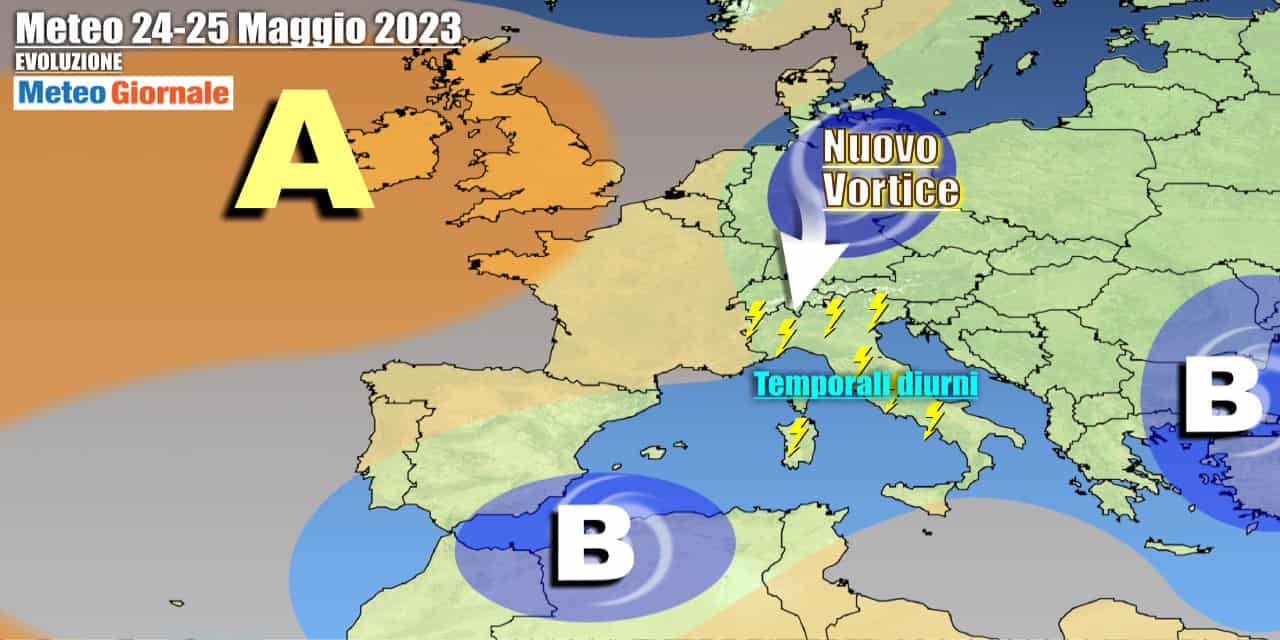 Meteo Italia: altre ondate di temporali e grandine, ma è in arrivo il caldo