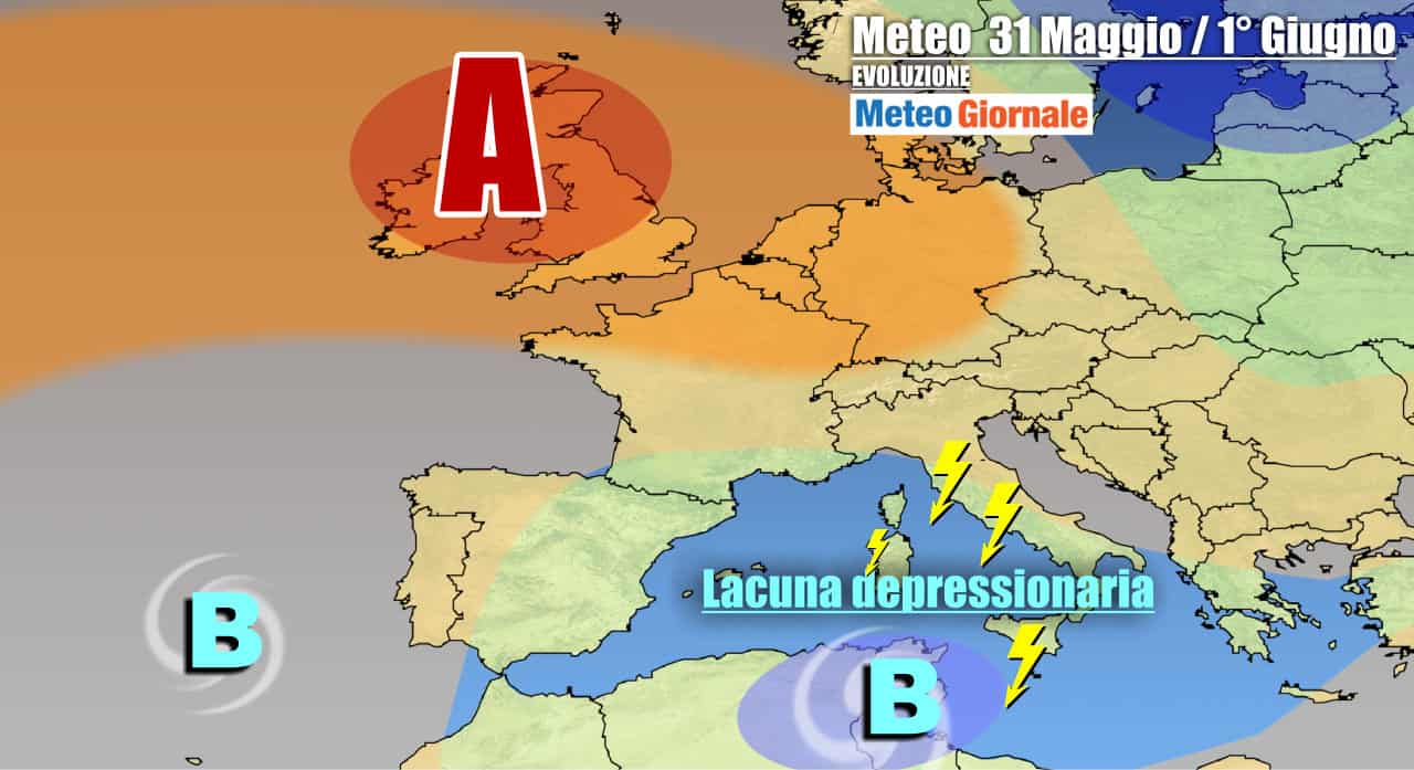 Meteo Italia: temporali e grandine, instabilità tutta la settimana