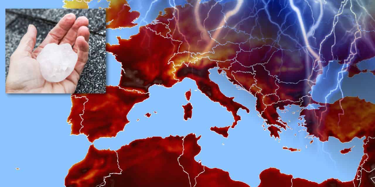 Meteo Settimana “Caldo” Con “Temporali Violenti”: Le Prime Grandinate Con Grossi Chicchi