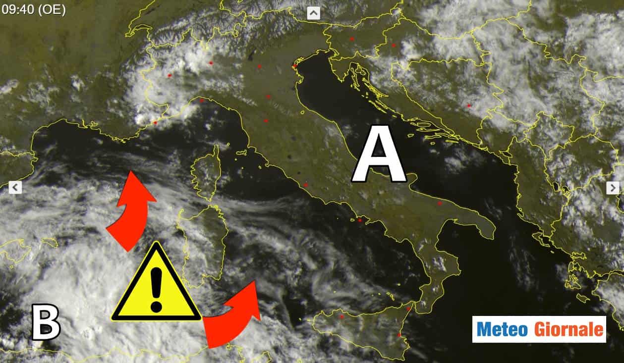 Meteo: insidiosa depressione nei pressi dell'Italia, può essere un problema?