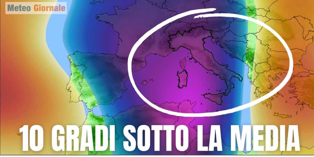 METEO: i Santi di Ghiaccio farà freddo fino a 10 gradi sotto la norma