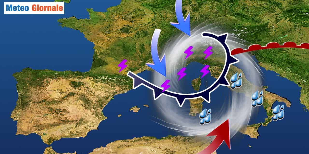 Meteo con colpo di scena: la Burrasca perfetta, ciclogenesi nel Mediterraneo. Conseguenze