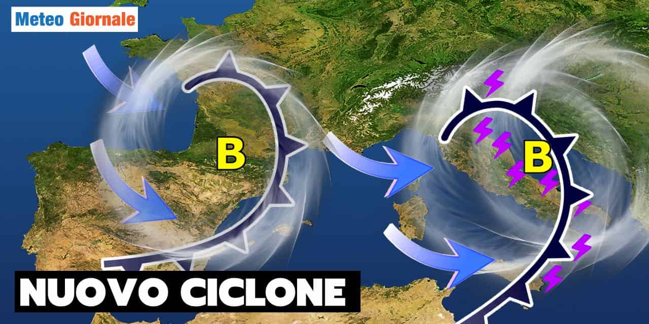 Meteo prossimi giorni: nuovo ciclone nel Mediterraneo. Forte ondata di Maltempo