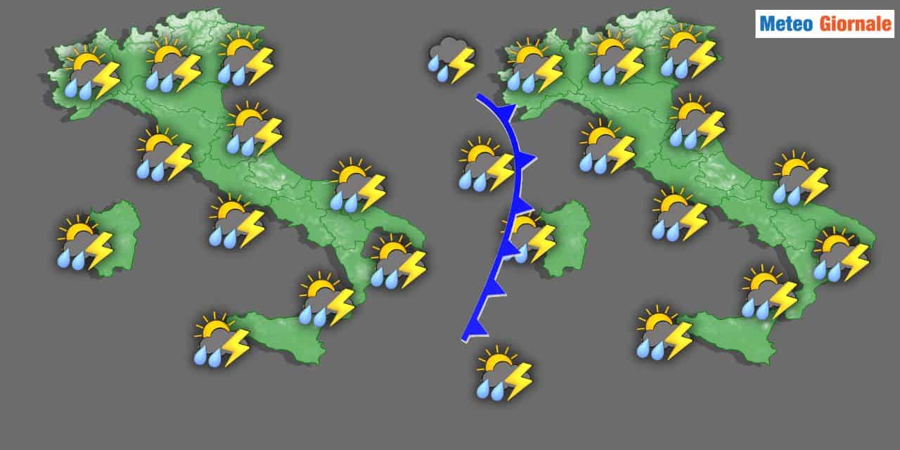 Meteo Domani, blanda quiete prima di un nuovo ciclone nel Mediterraneo
