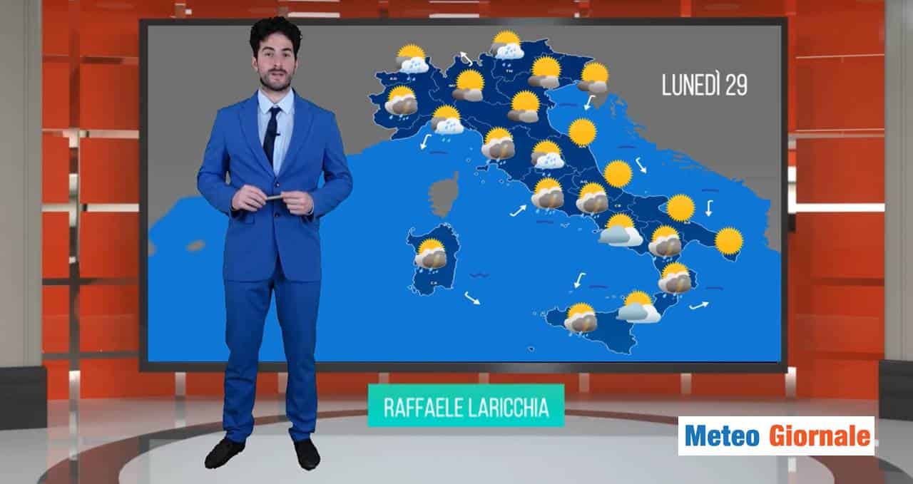 Meteo domani: sferzata temporalesca, rischio grandinate!