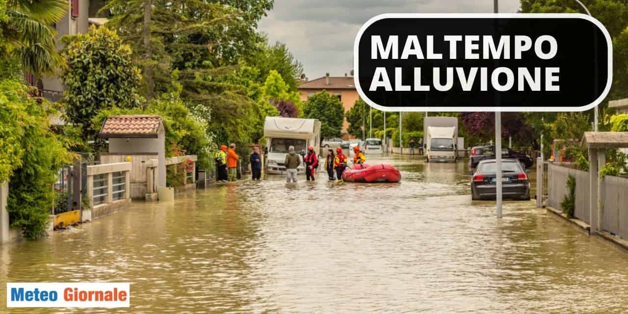 Emilia Romagna, meteo. Alluvione del secolo. Piogge torrenziali in Piemonte, Sardegna, Sicilia e Calabria