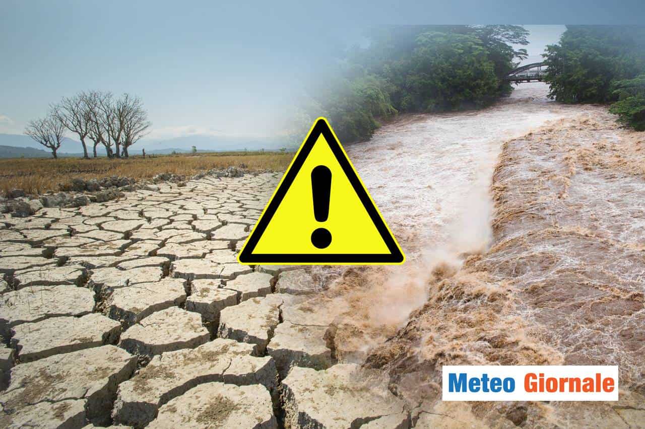Meteo: gli estremi non vanno bene! Dalla siccità alle alluvioni?
