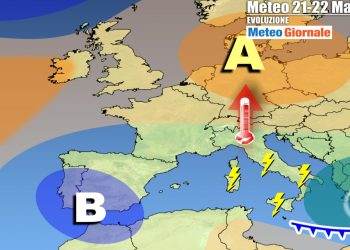 Non più maltempo, ma temporali nella prossima settimana