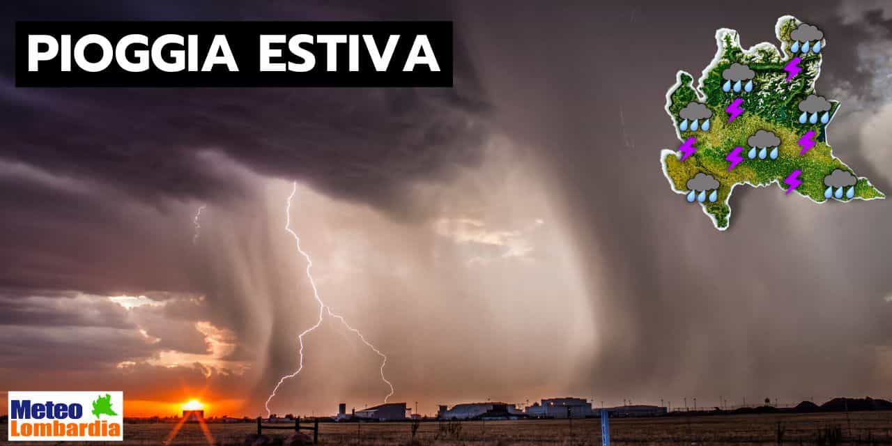 Meteo Lombardia: tutta l'Estate sotto la pioggia, è avvenuto anche nel passato