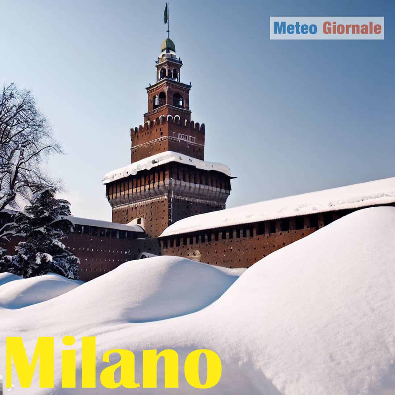 Meteo Milano senza la Corrente del Golfo: un'immagine di una città polare con 2 metri di neve 209 Meteo Milano senza la Corrente del Golfo: un’immagine di una città polare con 2 metri di neve