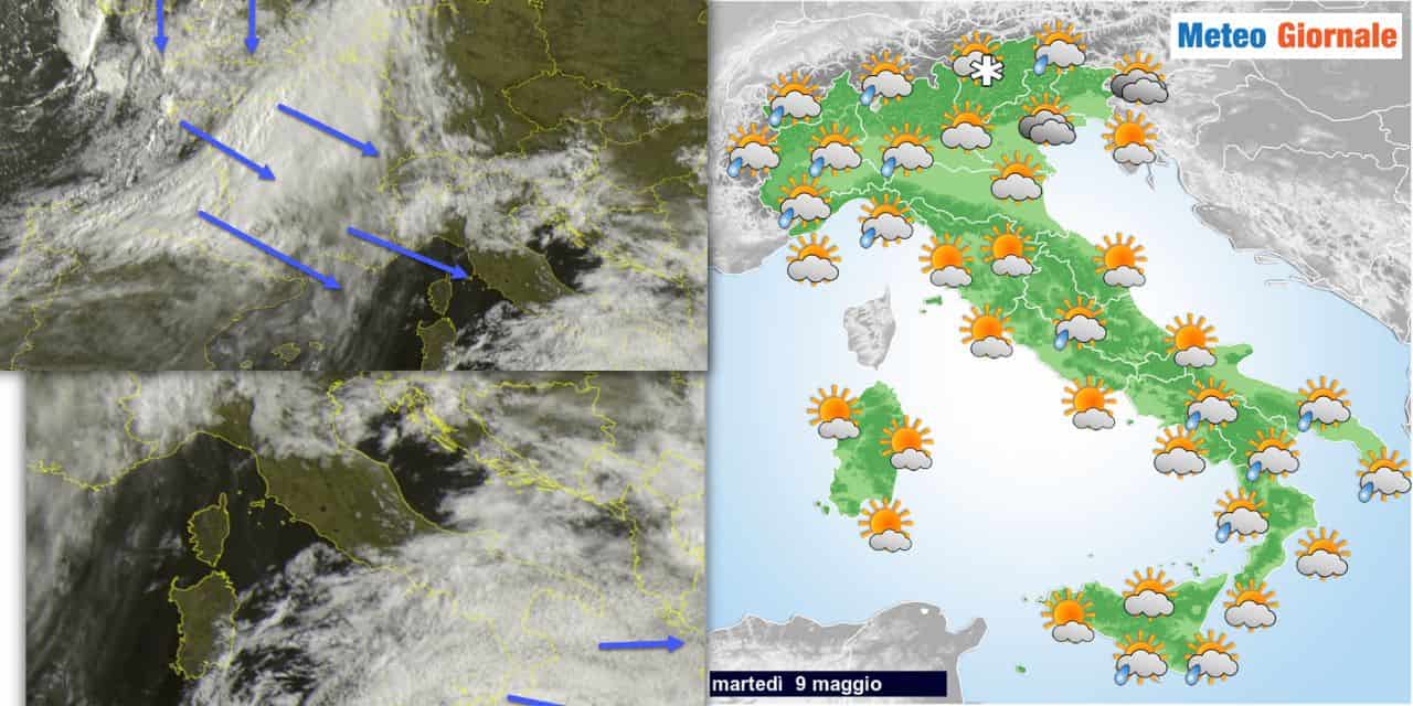 Meteo: prossime ore: forte perturbazione in arrivo dalla Francia. Nord Italia, arrivano “forti temporali”
