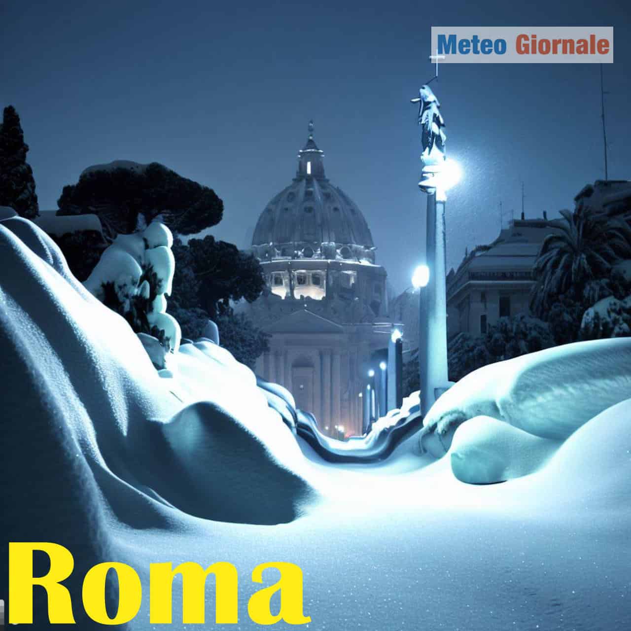 Meteo Roma. Neve e gelo, Tevere ghiacciato. Le “foto” di come potrebbe essere l’Inverno senza la Corrente del Golfo 2 meteo roma1